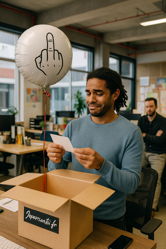 💣 Ballon Surprise Anonyme – “Pour les relous de la vie”